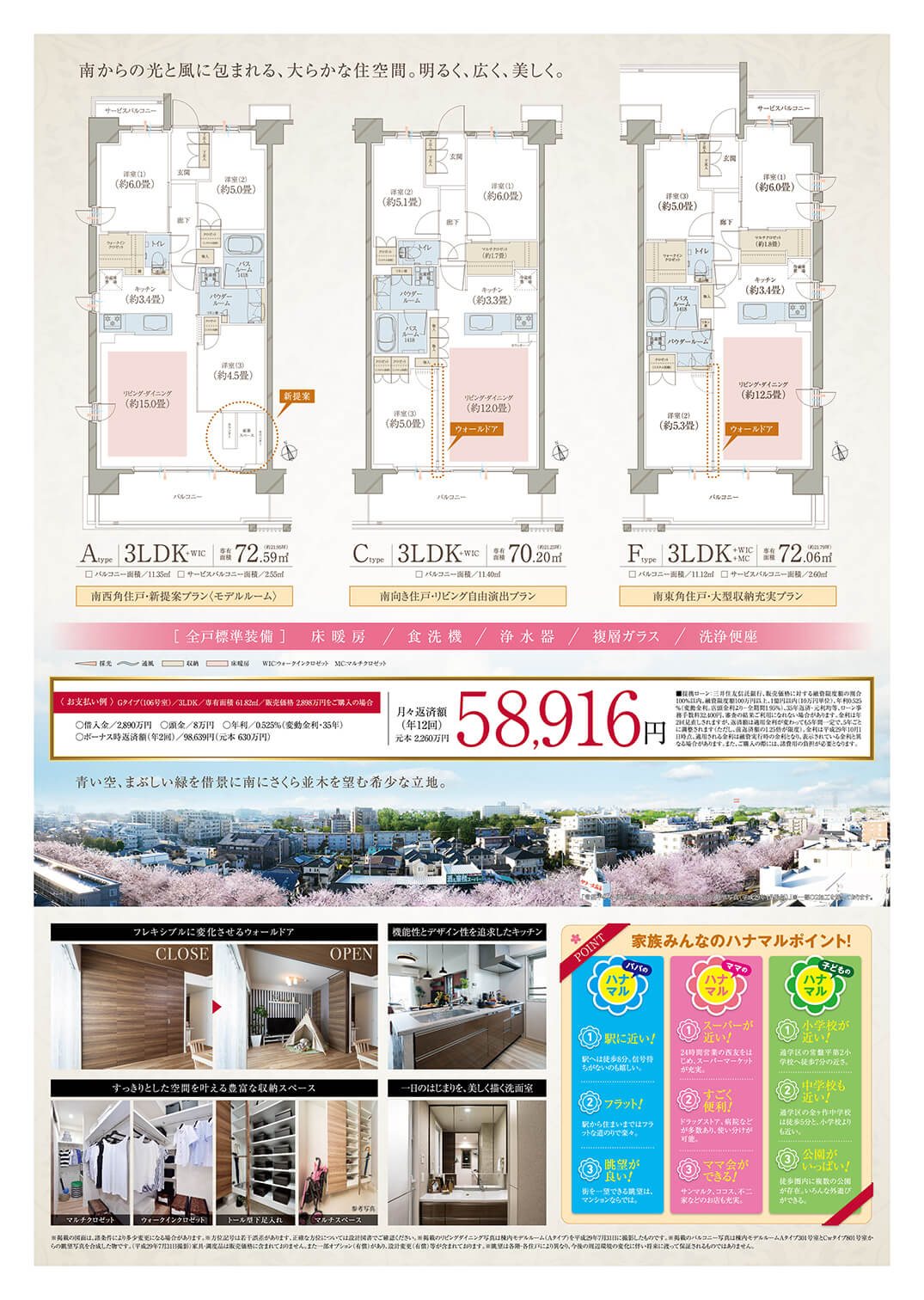 ルネ常盤平さくら通り