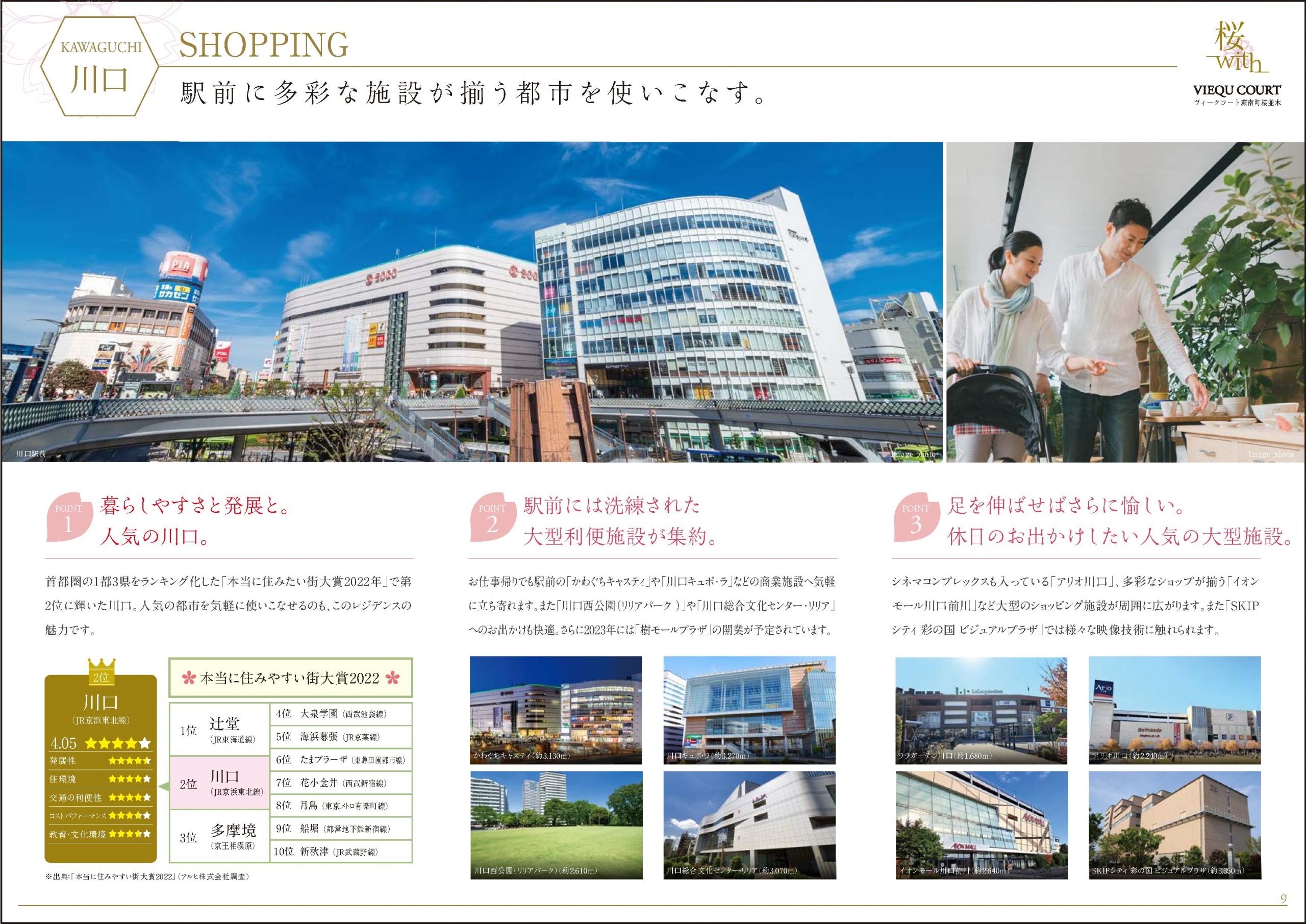 ヴィークコート蕨南町桜並木